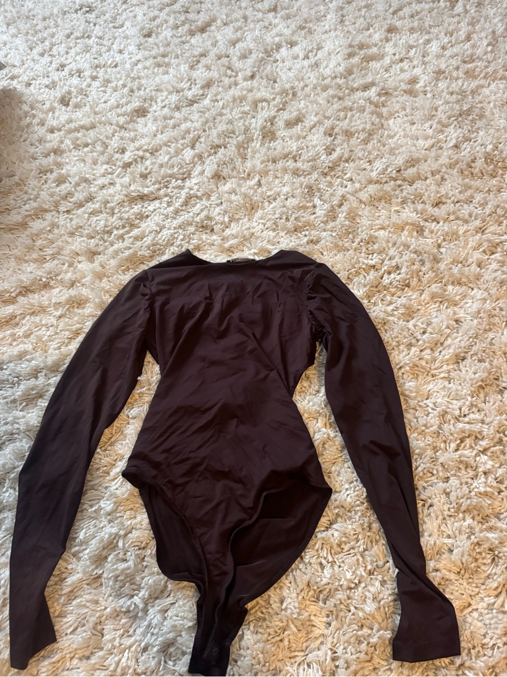 Zara Black Long Sleeve Bodysuit